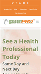 Mobile Screenshot of painproclinics.com